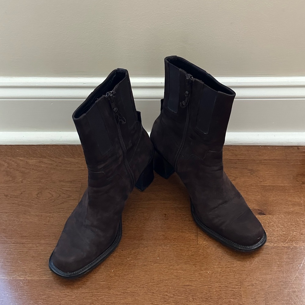 Donald J Pliner Vintage Brown Booties